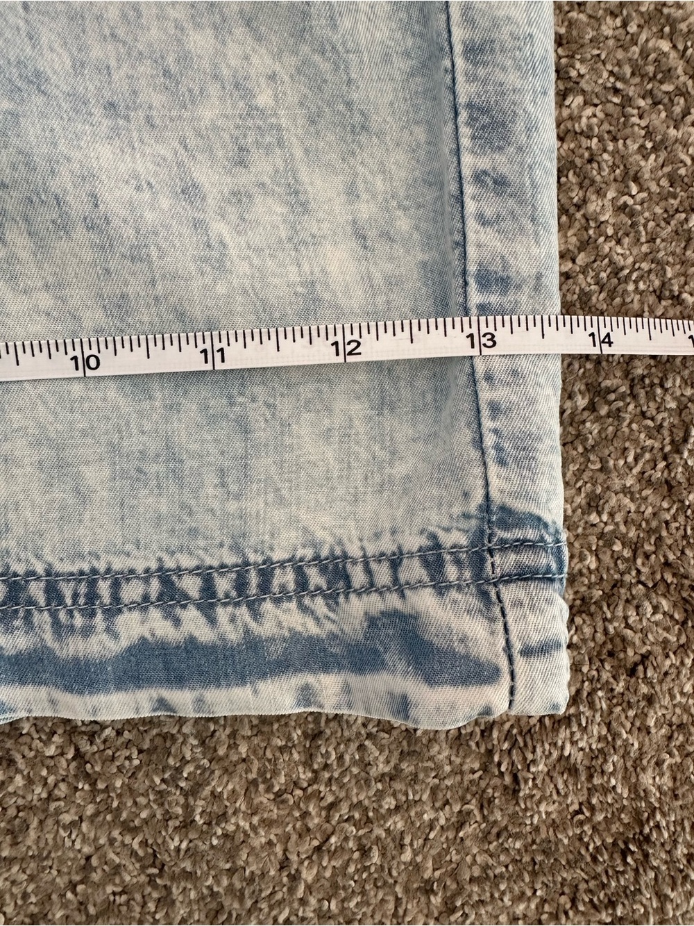 Splendid Pants Wide Leg Blue Stone Wash Lyocell Pull On Pockets Women’s L Beach - Picture 8 of 14